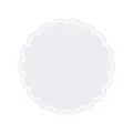 Sous verres blancs neutres diam. 9cm  7couches (m)
